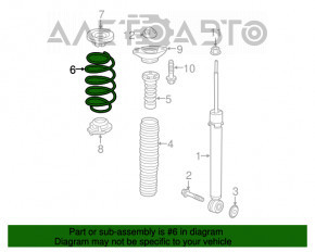 Arc spate stânga Honda CRV 17-19 FWD, rigiditate medie