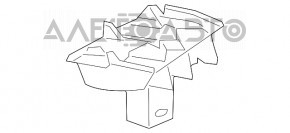 Suportul drept al farului pentru Lexus LS460 LS600h 07-09, nou, original OEM.