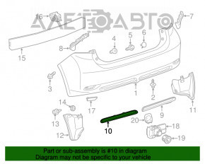 Montare bara spate stanga inferioara Lexus CT200h 11-13