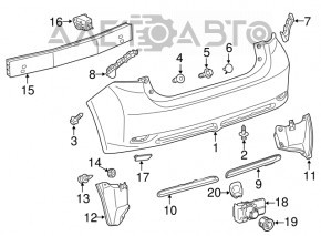 Montare bara spate stanga inferioara Lexus CT200h 11-13