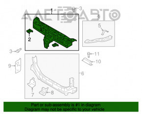 Bara de sus a televizorului Mitsubishi Outlander Sport ASX 10 - nou OEM original