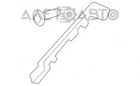 Suport bara spate dreapta Toyota Prius 50 16 - nou original OEM