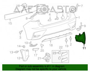 Bara spate stânga Lexus CT200h 11-13