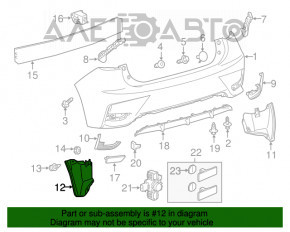 Bara spate dreapta Lexus CT200h 11-13