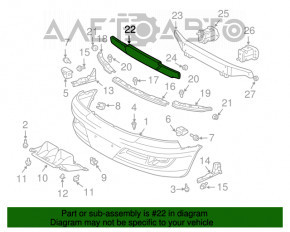 Absorbantul de bara fata pentru Lexus GX470 03-09