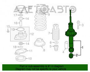 Suport amortizor asamblat spate dreapta Honda CRV 12-16