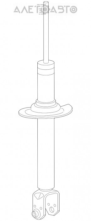 Suportul complet al amortizorului spate dreapta pentru Acura TLX 15- 3.5
