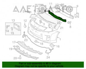 Absorbantul de bara fata pentru Toyota Prius 30 13-15, nou, original OEM