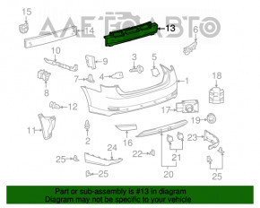 Абсорбер заднего бампера Lexus Hs250h 10-12