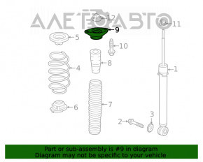 Suport amortizor spate dreapta Honda Insight 19-22