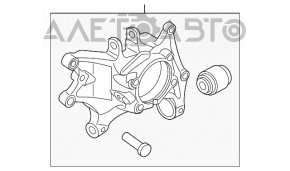 Capac spate stânga Kia Sorento 16-20 FWD