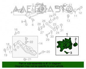 Capac spate stânga Kia Sorento 16-20 FWD