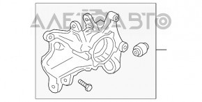 Цапфа задняя левая Hyundai Santa FE 19-20 AWD новый OEM KOR