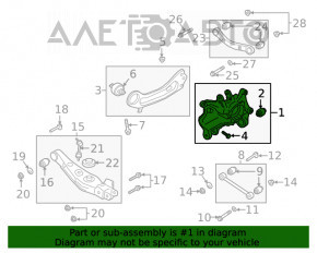 Capac spate stânga Hyundai Santa FE 19-20 AWD nou OEM KOR