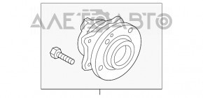 Rulment roată spate stânga Kia Sorento 10-15 FWD nou aftermarket GSP