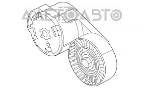 Ролик натяжитель приводного ремня Jeep Grand Cherokee WK2 11-21 3,6