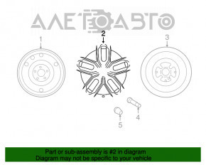 Disc roata R16 Kia Optima 11-15 bordura