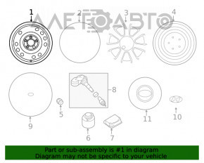 Диск железный R15 Hyundai Elantra AD 17-20