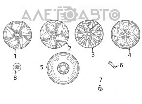 Roata de 17 inch pentru Hyundai Sonata 20-