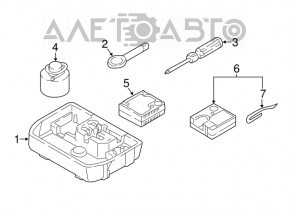 Adeziv pentru compresor Kia Niro 17-22 sub R17, R18 nou original OEM