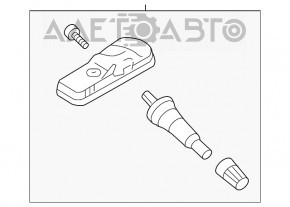 Senzor de presiune a roților Kia Soul 14-19 nou OEM original