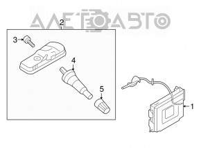 Senzor presiune roata Kia Soul 14-19 nou original OEM