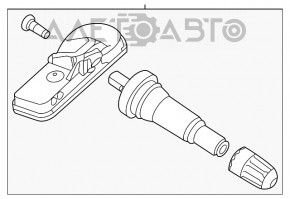 Senzor presiune roata Hyundai Sonata 20 - nou original OEM