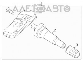 Датчик давления колеса Hyundai Sonata 20- OEM