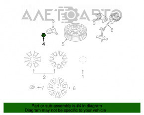 Piuliță roată d21 M12x1.5 Kia Soul 14-19 tip 2