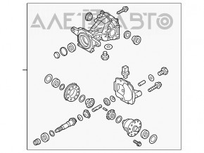 Diferențialul spate reductor Hyundai Santa FE 19-20 asamblat cu cuplaj