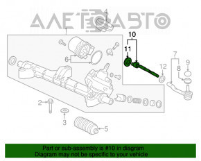 Рулевая тяга левая Honda Accord 13-17 2.4 d20