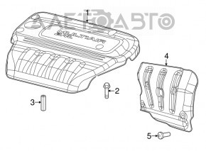 Protecția colectorului de admisie pentru Jeep Cherokee KL 19- 2.4