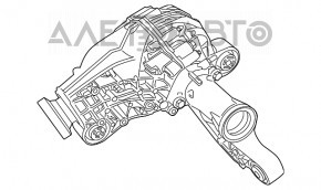 Reductorul frontal Jeep Grand Cherokee WK2 12-18 3.70