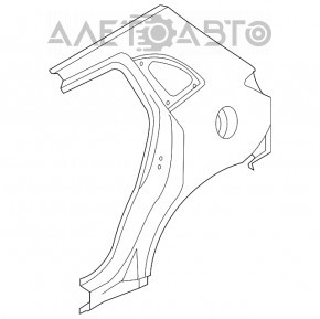 Aripa spate stânga Mitsubishi Outlander Sport ASX 10- nou, neoriginal.