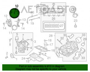 Pinionul arborelui cu came Dodge Durango 11- 5.7