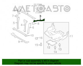 Suport aripi față stânga Subaru B9 Tribeca