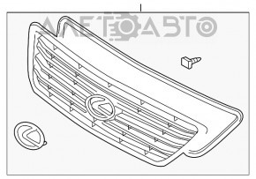 Решетка радиатора grill Lexus GX470 03-09