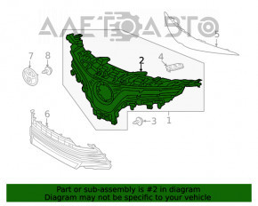 Решетка радиатора grill Toyota Camry v70 21-24 LE\XLE