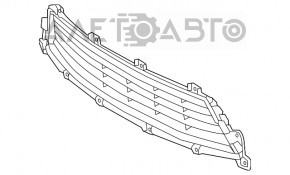 Grila inferioară a barei de protecție față Lexus ES350 13-15 dorest nou original OEM