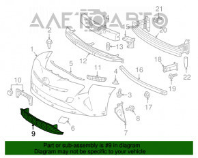 Grila inferioară a bara față Toyota Prius 50 16- nouă TW neoriginală