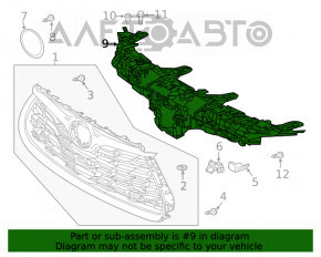 Suport grilaj radiator Toyota Highlander 20-