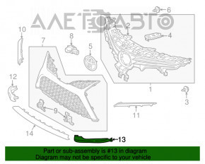 Buza bara fata stanga Toyota Camry v70 21- SE\XSE