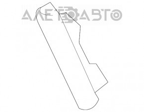 Capacele cromate pentru bara de protectie fata dreapta Lexus RX350 RX450h 13-15, model nou, original