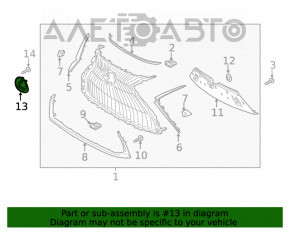 Grila radiatorului pentru Lexus ES250 ES350 19-21