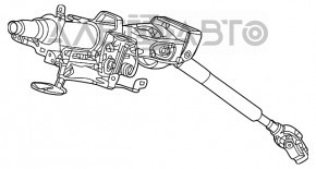 Coloana de direcție Honda Clarity 18-21 SUA cu cardan