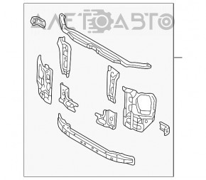 Televizorul panoului de radiatoare pentru Lexus GX470 03-09.