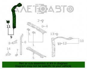 Ocularul drept Toyota Highlander 20- 2.4t, 3.5