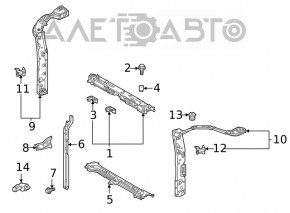 Ocularul drept Toyota Highlander 20- 2.4t, 3.5