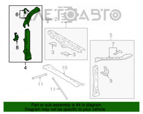 Ocularul drept Toyota Camry v70 18-