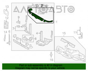 Bara de sus a televizorului Toyota Sequoia 08-16